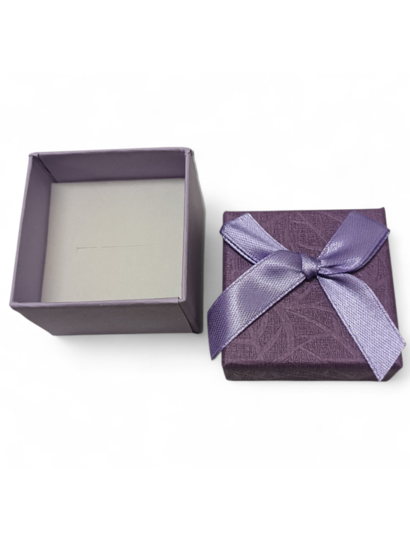 Коробочка для кільця/50х50х35 мм/фіолетовий