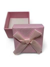 Коробочка для кільця/50х50х35 мм/рожевий