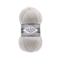 Пряжа Alize Superlana Tig цвет зимне-белый № 168 / 100 г / 570 м