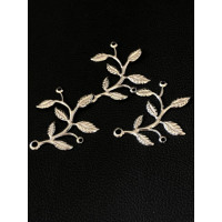 Конектор 28*45 мм. колір сталь