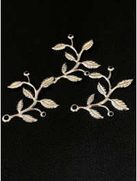 Конектор 28*45 мм. колір сталь