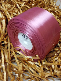 Атласна стрічка/5 см/33 метри/порошена троянда