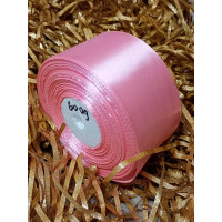 Атласна стрічка/5 см/33 метри/Рожевий gh6009