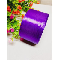 Атласная лента/ 5 см/ 33 метра/  фиолетовый