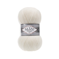 Пряжа Alize Superlana Tig цвет светло-кремовый № 62 / 100 г / 570 м