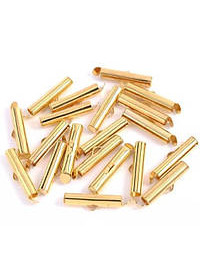 Слайдер. Розмір 4×30 мм. Колір  лимонне золото. 1 шт