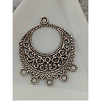 Конектор/3×2,6 см/ Колір сталь