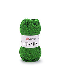 Пряжа акрилова YarnArt ETAMIN / колір зелений 438 / 30 г / 180 м / Туреччина
