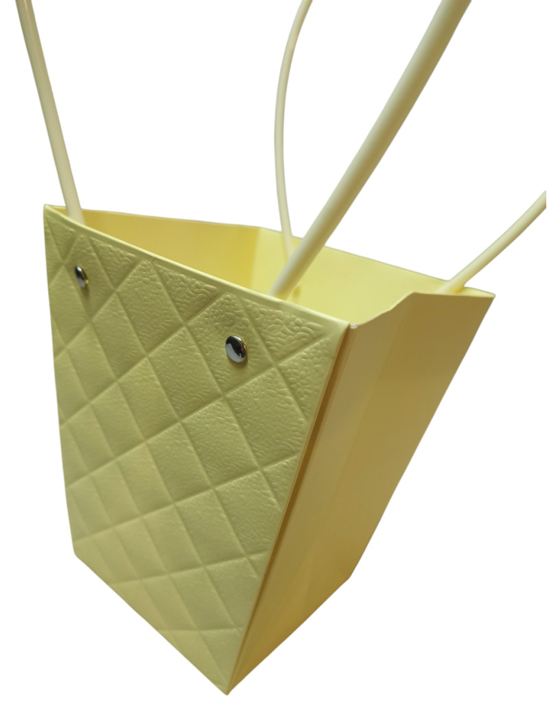 Сумка для квітів жовтий "Shade" середня