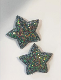 Патчі "Зірка" Колір синій. Розмір  3,8 см.
матеріал  екошкіра. Ціна вказана за 1 шт.