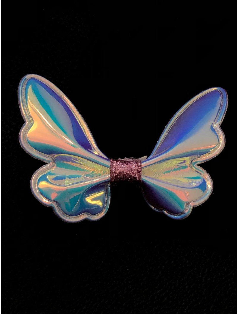 Патчі "Бантик-метелик" Колір білий із відливом. Розмір  7,5 см×5,2 см. Ціна вказана за 1 шт.