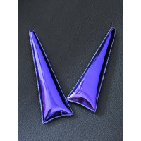 Патчи "Рог единорога" Цвет синий. Размер 10,3 см&times;3,3 см. Цена указана за 1 шт.