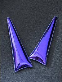 Патчі "Рог єдинорога" Колір синій. Розмір  10,3 см×3,3 см. Ціна вказана за 1 шт.