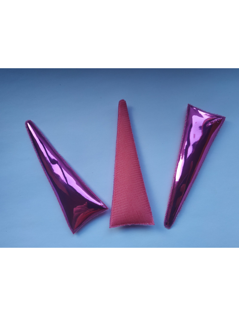 Патчі "Рог єдинорога" Колір малиновий. Розмір  10,3 см×3,3 см. Ціна вказана за 1 шт.