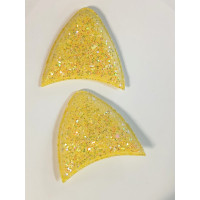Патчі "Вушка" Колір жовтий. Розмір  5 см×6 см.
ціна вказана за пару