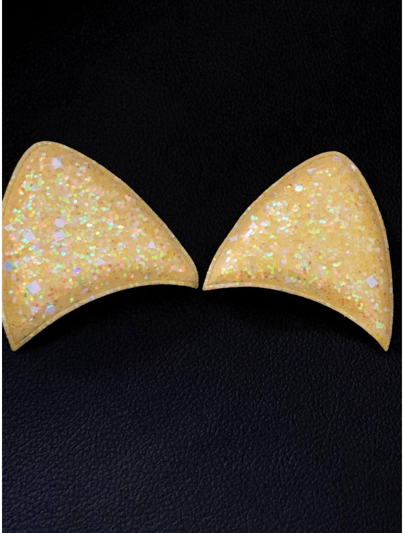 Патчі "Вушка" Колір жовтий. Розмір  5 см×6 см.
ціна вказана за пару