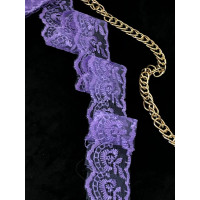 Мереживо яблучко/ширина 4 см/фіолетовий/1 метр