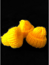 В'язані міні шапочки
Розмір - 35*35 мм
колір - жовтий.
ціна за 1 шт