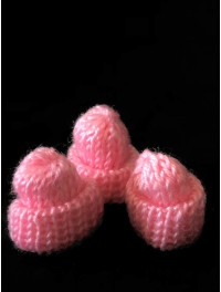 В'язані міні шапочки
Розмір - 35*35 мм
колір - рожевий
ціна за 1 шт