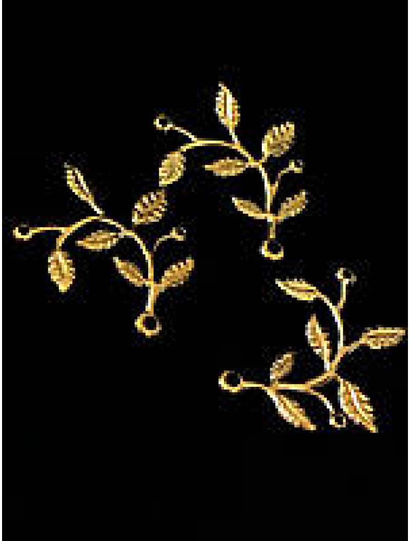 Конектор 28*45 мм 1 шт. колір лимонне золото