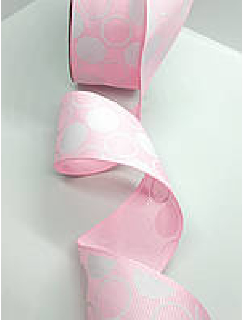 Репсова стрічка. Ширина  4 см. Колір рожевий. Ціна вказана за 1 метр