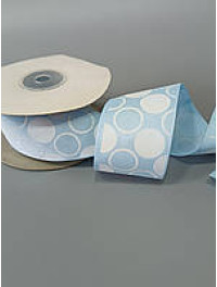 Репсова стрічка. Ширина  4 см. Колір блакитний. Ціна вказана за 1 метр