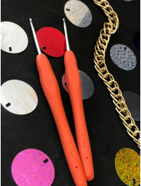 Гачок із силіконовою ручкою. Розмір 2.5 мм. Колір в асортименті