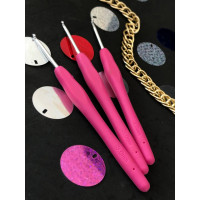 Гачок із силіконовою ручкою. Розмір 3 мм. Колір в асортименті