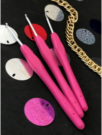 Гачок із силіконовою ручкою. Розмір 3 мм. Колір в асортименті