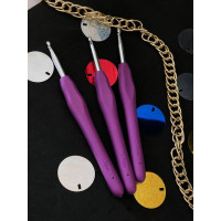 Гачок із силіконовою ручкою. Розмір 5 мм. Колір в асортименті