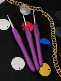 Гачок із силіконовою ручкою. Розмір 5 мм. Колір в асортименті