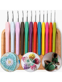 Гачок із силіконовою ручкою. Розмір 7 мм. Колір в асортименті