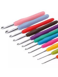 Гачок із силіконовою ручкою. Розмір 9 мм. Колір в асортименті