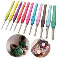 Гачок із силіконовою ручкою. Розмір 10 мм. Колір в асортименті