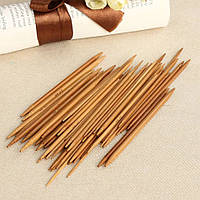 Набір бамбуковых спиц для в'язання.  В уп. 55 спиців