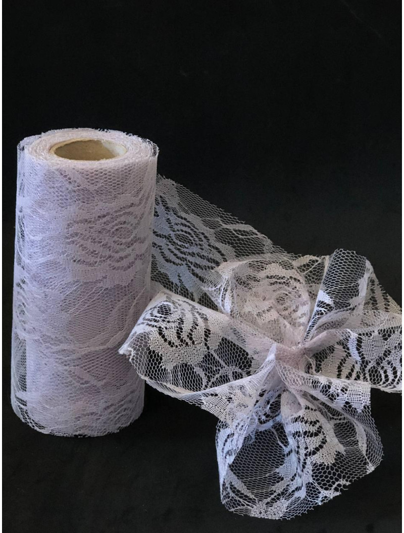 Фатин мереживний. Ширина  15 см. Колір  сірий. Ціна вказана за 1 метр