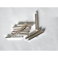 Слайдер. Размер 4×30 мм. Цвет серебро. 5 шт