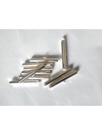 Слайдер. Розмір 4×30 мм. Колір  срібло. 5 шт