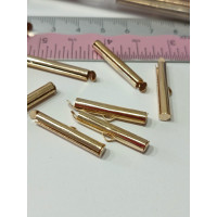 Слайдер. Розмір 4×25 мм. Колір  золото. 1 шт