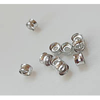 Розділювачі для намистин. Діаметр 6 мм. Паковання  10 шт. Колір  срібло