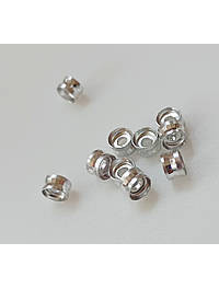 Розділювачі для намистин. Діаметр 6 мм. Паковання  10 шт. Колір  срібло