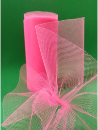 Фатин однотон. Ширина  15 см. Колір  яскраво рожевий.  Ціна вказана за 1 метр