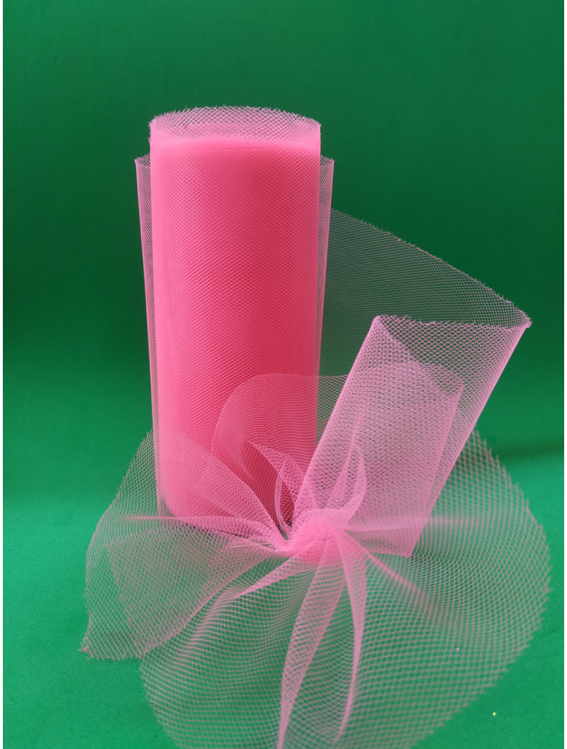 Фатин однотон. Ширина  15 см. Колір  яскраво рожевий.  Ціна вказана за 1 метр