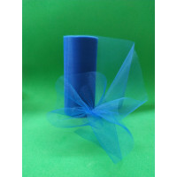 Фатин однотон. Ширина  15 см. Колір синій.  Ціна вказана за 1 метр