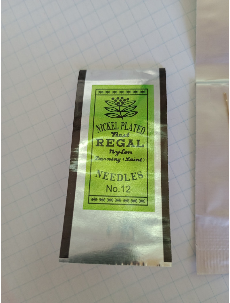 Голки для бісеру Regal Go12/паковання 20 шт.