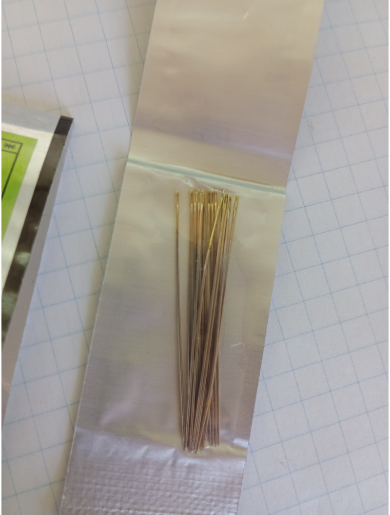 Голки для бісеру Regal Go12/паковання 20 шт.