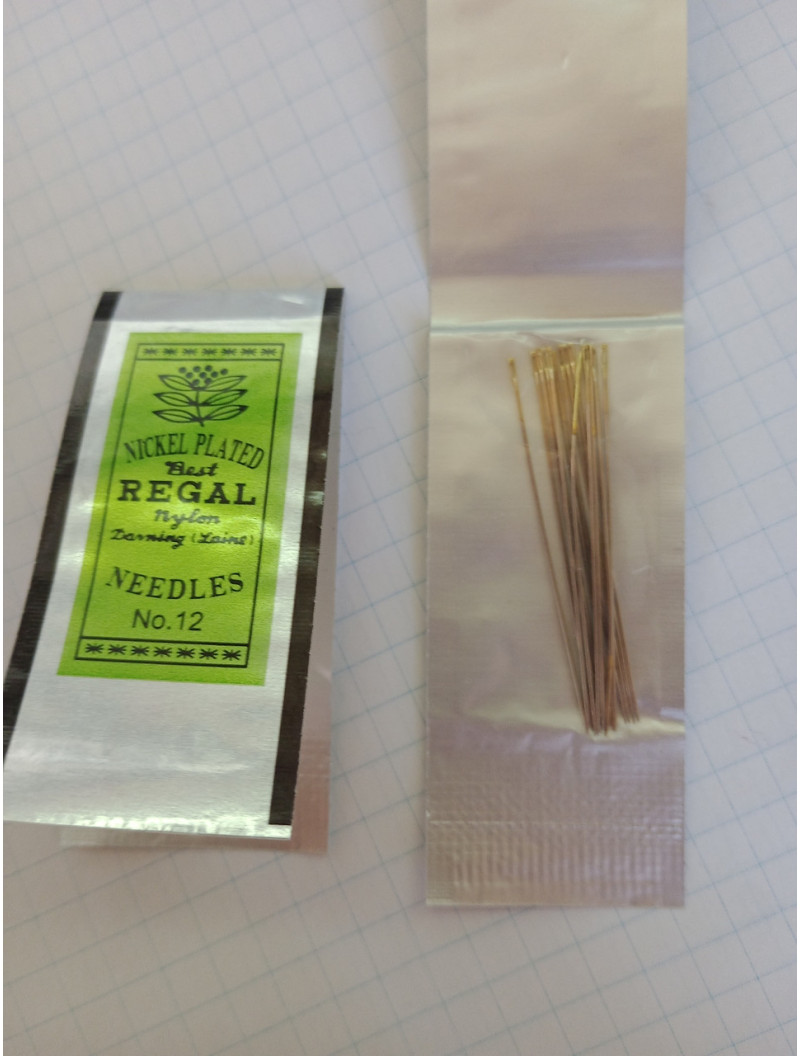 Голки для бісеру Regal Go12/паковання 20 шт.