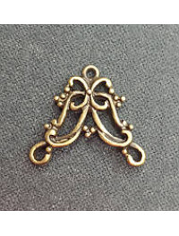 Конектор Розмір  2×2 см. Колір  бронза. Ціна вказана за 1 шт.