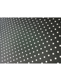 Фетр у горох. Розмір А4. Товщина 1 мм. Колір чорний. Ціна вказана за 1 аркуш