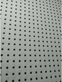 Фетр у горох. Розмір А4. Товщина 1 мм. Колір білий. Ціна вказана за 1 аркуш